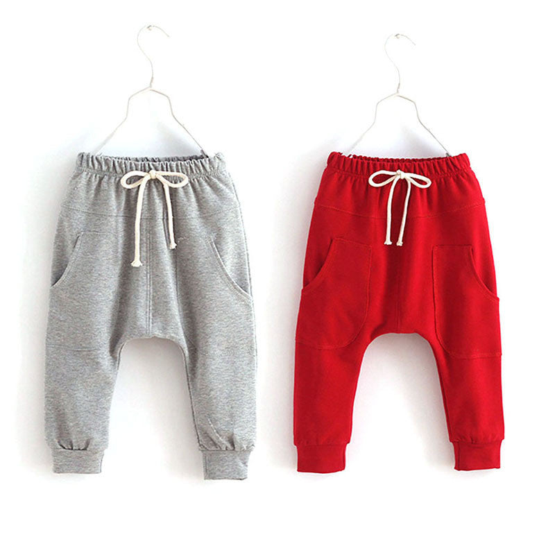 Toddler Child Jersey Harem Pants Baby Boy Bottoms Girl Elastic Trousers 2-7Y - CelebritystyleFashion.com.au online clothing shop australia