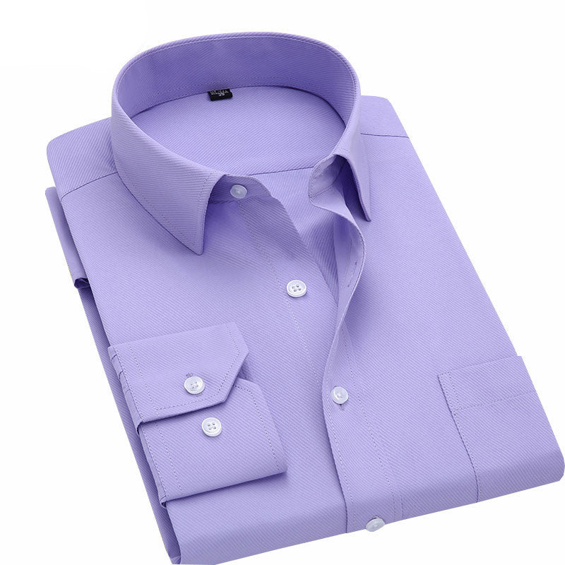 Long Sleeve Slim Men Dress Shirt Brand New Fashion Designer High Quality Solid Male Clothing Fit Business Shirts 4XL YN045 - CelebritystyleFashion.com.au online clothing shop australia