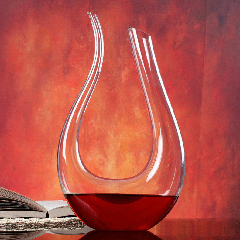 1500ML Big Decanter Handmade Crystal Red Wine y Champagne Glasses decanter Bottle Jug Pourer For Family Bar Birthday Gift