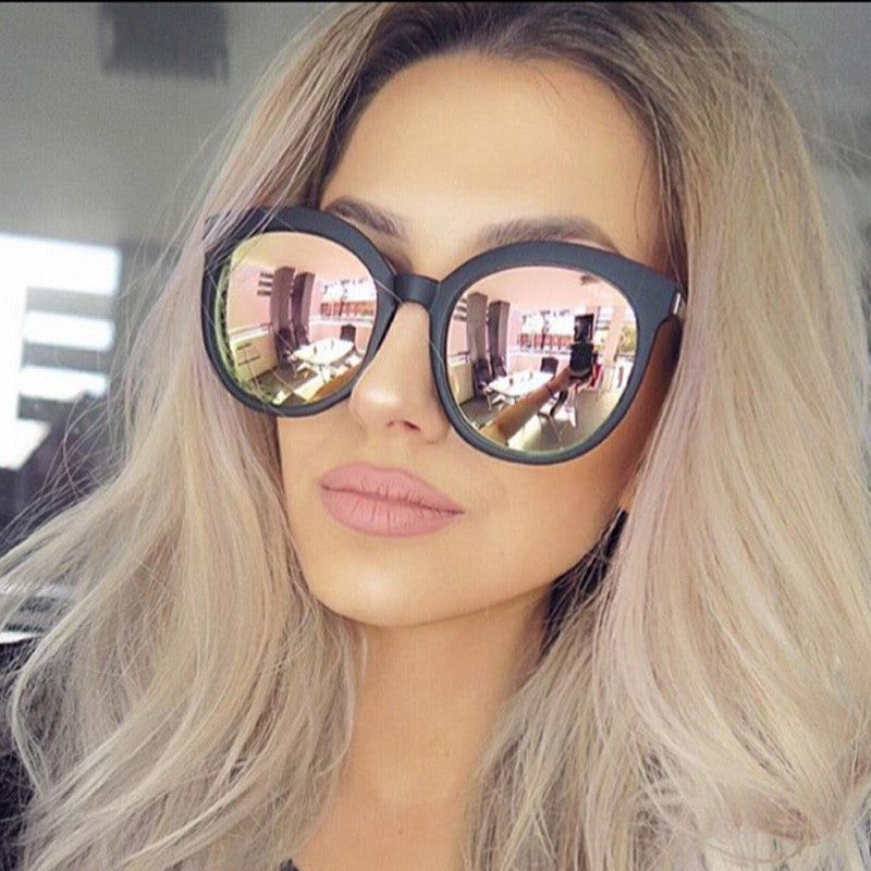 Men Luxury Brand Sunglasses Round Couple Pink Sunglasses Women Driving Sun Glasses Female Lunette Femme Sunglases Rose Gold - CelebritystyleFashion.com.au online clothing shop australia