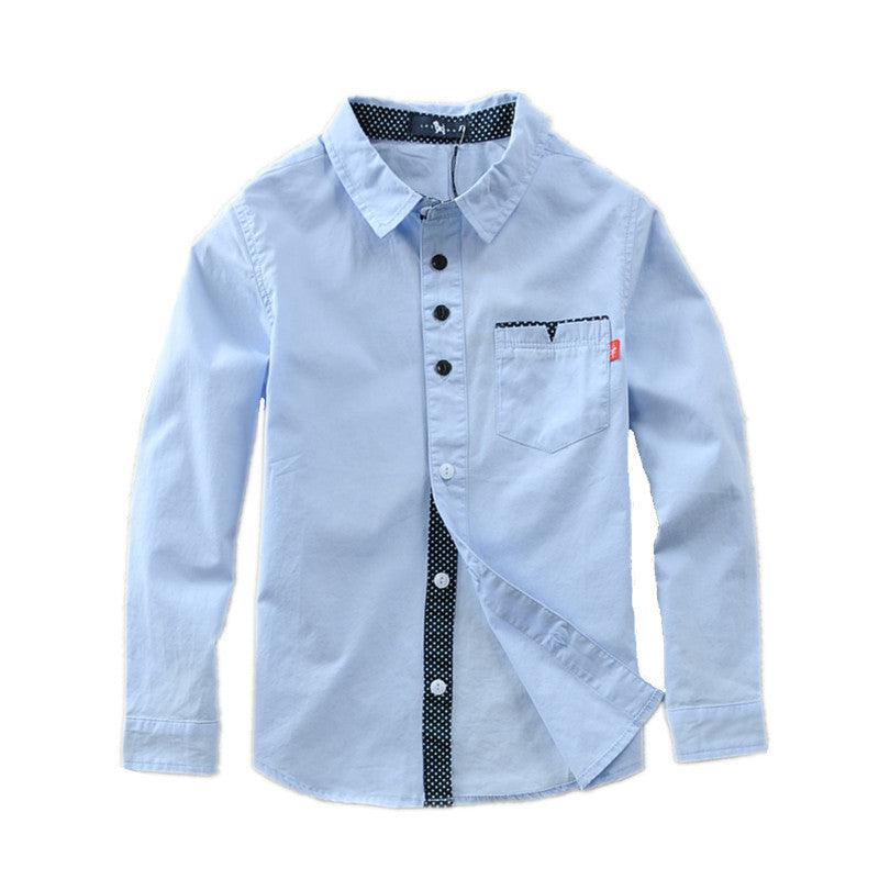 New Arrival Children boys Shirts Cotton 100% Solid Kids Shirts - CelebritystyleFashion.com.au online clothing shop australia