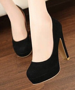 woman Pumps autumn thick heel shoes ol high-heeled shoes female the trend of ultra high heels female shoes - CelebritystyleFashion.com.au online clothing shop australia