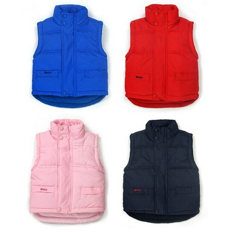 Baby boys girls winter waistcoat kids warm jacket baby thick vest Jacket children clothing coat 2210 01 - CelebritystyleFashion.com.au online clothing shop australia