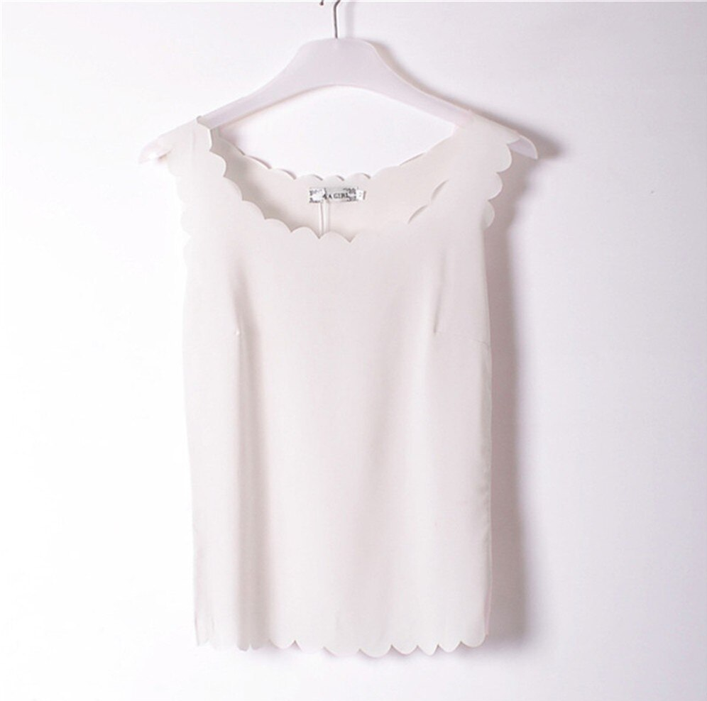 Fashion wave Neck Plus Size Chiffon Shirt For Women'S Blouse Tops Office Shirts Blouses Clothes