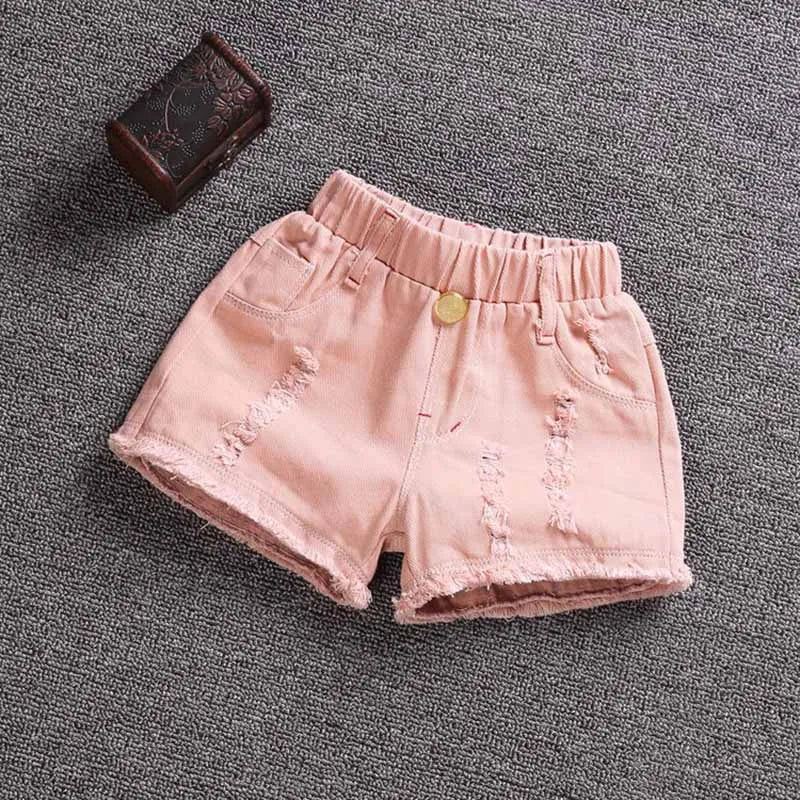 Kids Girl Summer Pants 3-9 Years Children Casual Candy Color Cotton Short Pants-Dollar Bargains Online Shopping Australia