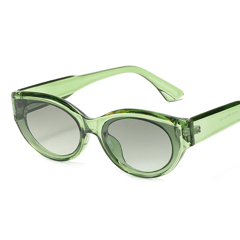 Personality Cat Eye Sunglasses Woman Vintage Candy Colors Gradient Sun Glasses Female Fashion