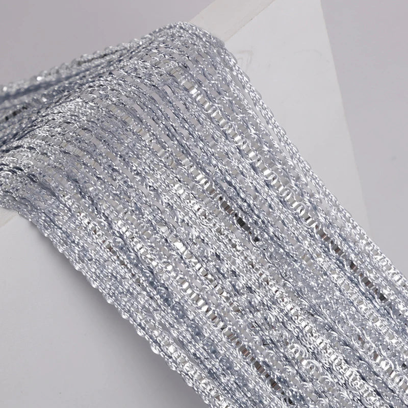 Door Window Decor Beaded Curtains Screen Panel  Fly Screen Fringe Living Room Screen Tassel Panel Beaded Curtains Home Decor