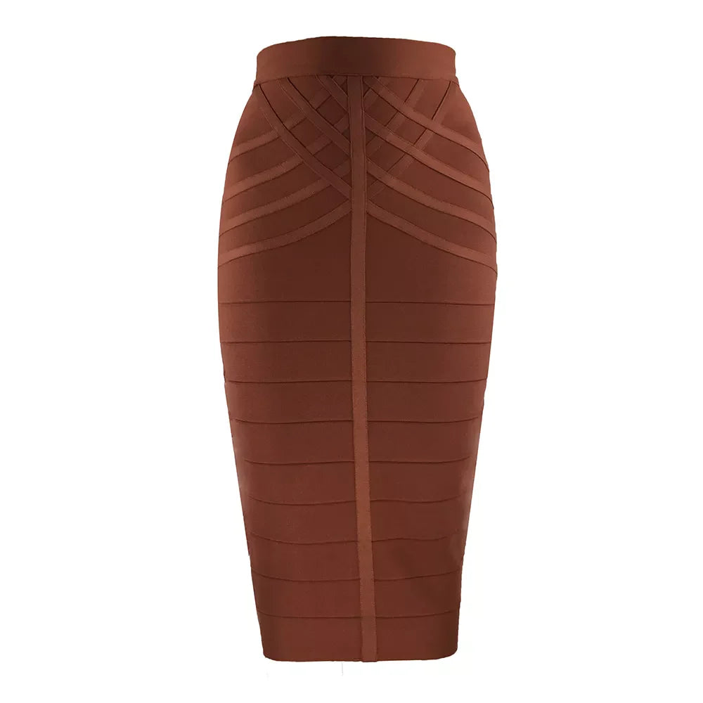 Woman Skirts Bandage Midi Skirt Vintage Summer Harajuku Sexy Ladies Clothes