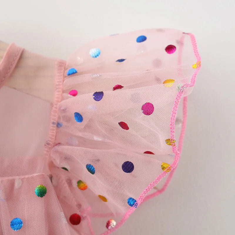 Baby Girls summer clothes outfit color polka dot princess dress for girls baby clothing 1st birthday infant babies dresses dress-Dollar Bargains Online Shopping Australia