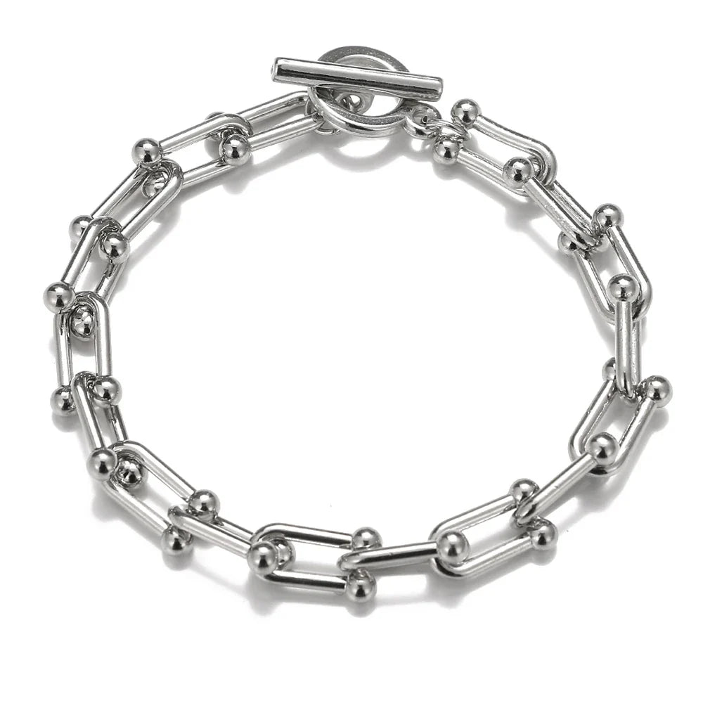 FNIO Bohemian Bracelets for Women Fashion Multilayer Beaded Chain Bracelets Set Charm Bracelet Bangles Jewelry Punk-Dollar Bargains Online Shopping Australia