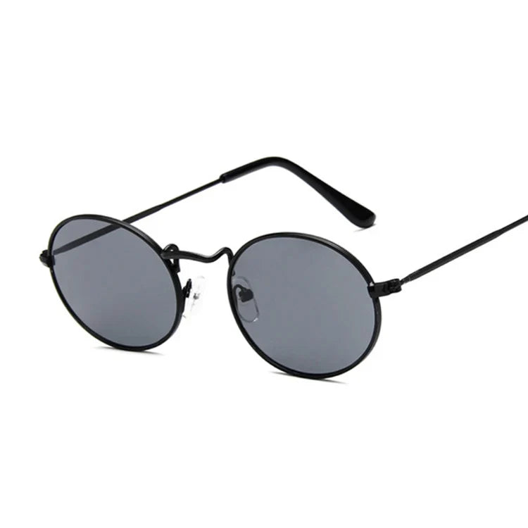 Small Oval Mirror Sunglasses Woman Pink Luxury Brand Designer Eyewear Shades Ladies Alloy Black Sun Glasses Female UV400-Dollar Bargains Online Shopping Australia