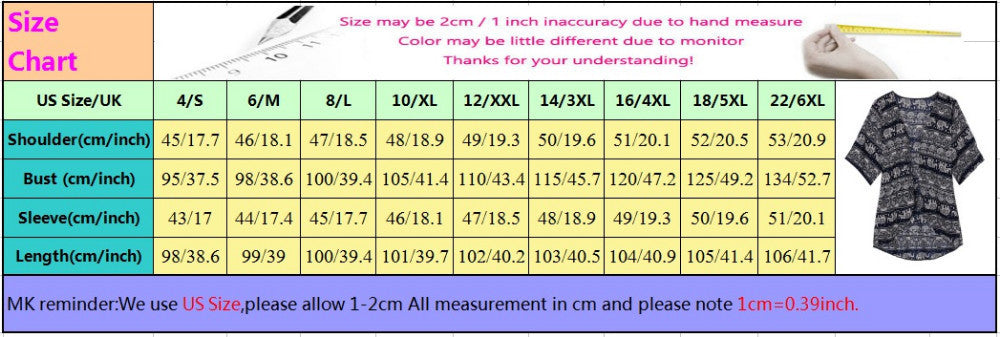 S-6XL Women Blouse Fashion Floral Printed 3/4 Sleeve Casual Beach Boho Kimono Cardigan Long Tops Cover Up