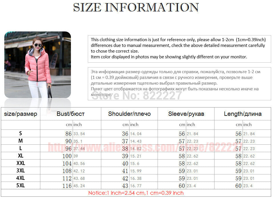 Online discount shop Australia - Jacket women Cotton down coat high collar with belt parkas for women  colors warm outerwear coats 6027