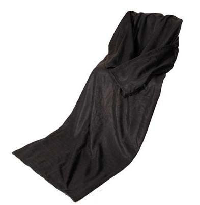 Online discount shop Australia - 1 Pcs Blanket Super Large Size Home Winter Warm Fleece Blanket Robe Cloak With Sleeves Black,Blue,Wine Red,Pink