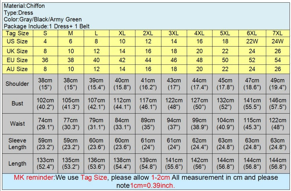 Women Vintage Casual Loose Long Maxi Split V Neck Dress Ladies Chiffon Beach Dress US Plus Size 4-24