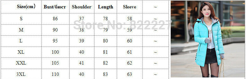 Online discount shop Australia - jacket women wadded jacket female outerwear slim young girl  coat women medium-long cotton-padded jacket parka