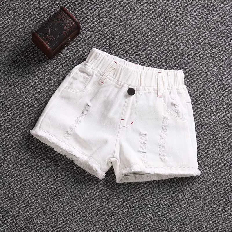 Kids Girl Summer Pants 3-9 Years Children Casual Candy Color Cotton Short Pants-Dollar Bargains Online Shopping Australia