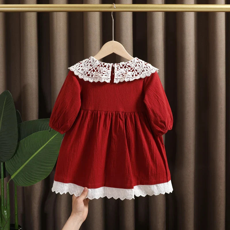baby girl clothes lace long sleeve dress costume for toddler girl baby birthday kids clothing straight long-Dollar Bargains Online Shopping Australia