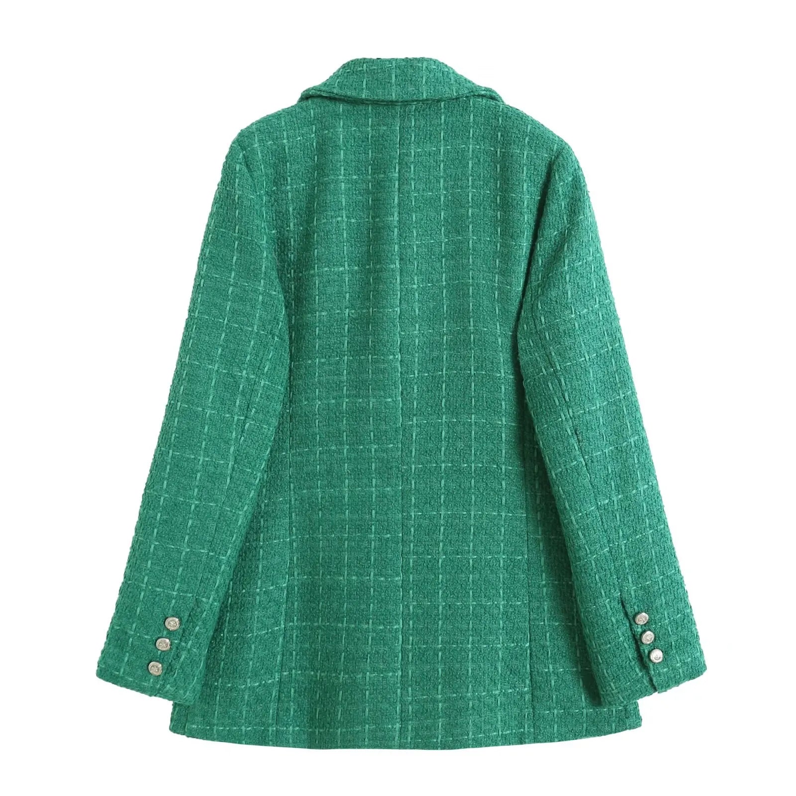 Women's New Fashion Solid Color Coarse Textile Vintage Texture Simple Casual Funds Top