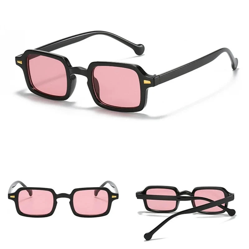 Vintage Small Square Sunglassess for Women Ladies Trendy Driving Eyewear UV400