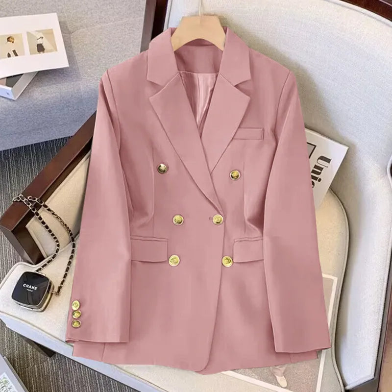 Office Lady Slim Blazer Long Sleeve Coats Jackets Casual Outerwear-Dollar Bargains Online Shopping Australia