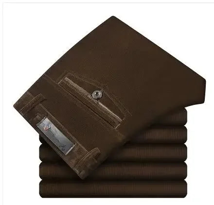 Corduroy pants loose joggers middle-aged men dad men's casual Trousers for men streetwear-Dollar Bargains Online Shopping Australia