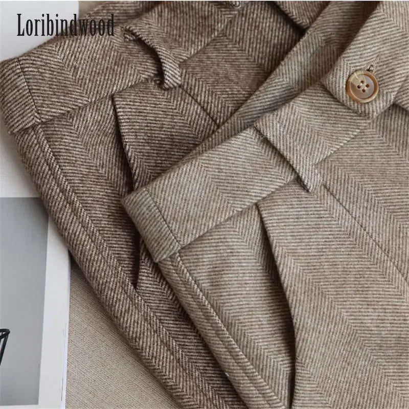 Pants Women's Harem Pencil Pants High Waisted Casual Suit Pants Office Lady Women Trousers