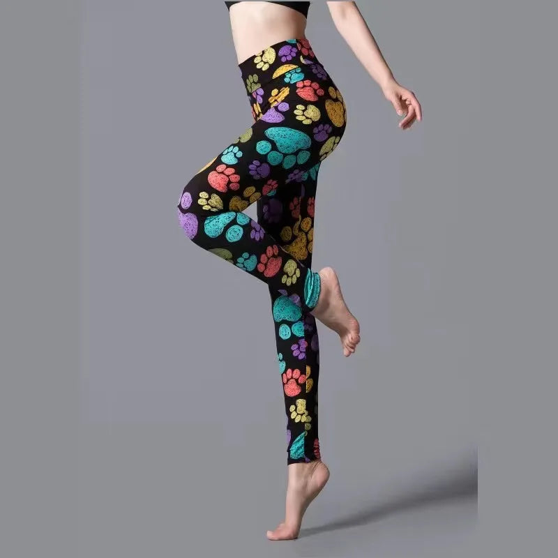 High Waist Animal Printed Leggings Soft Stretchy Women Sexy Leopard Print Pencil Pants Sport Fitness Yoga Leggings-Dollar Bargains Online Shopping Australia