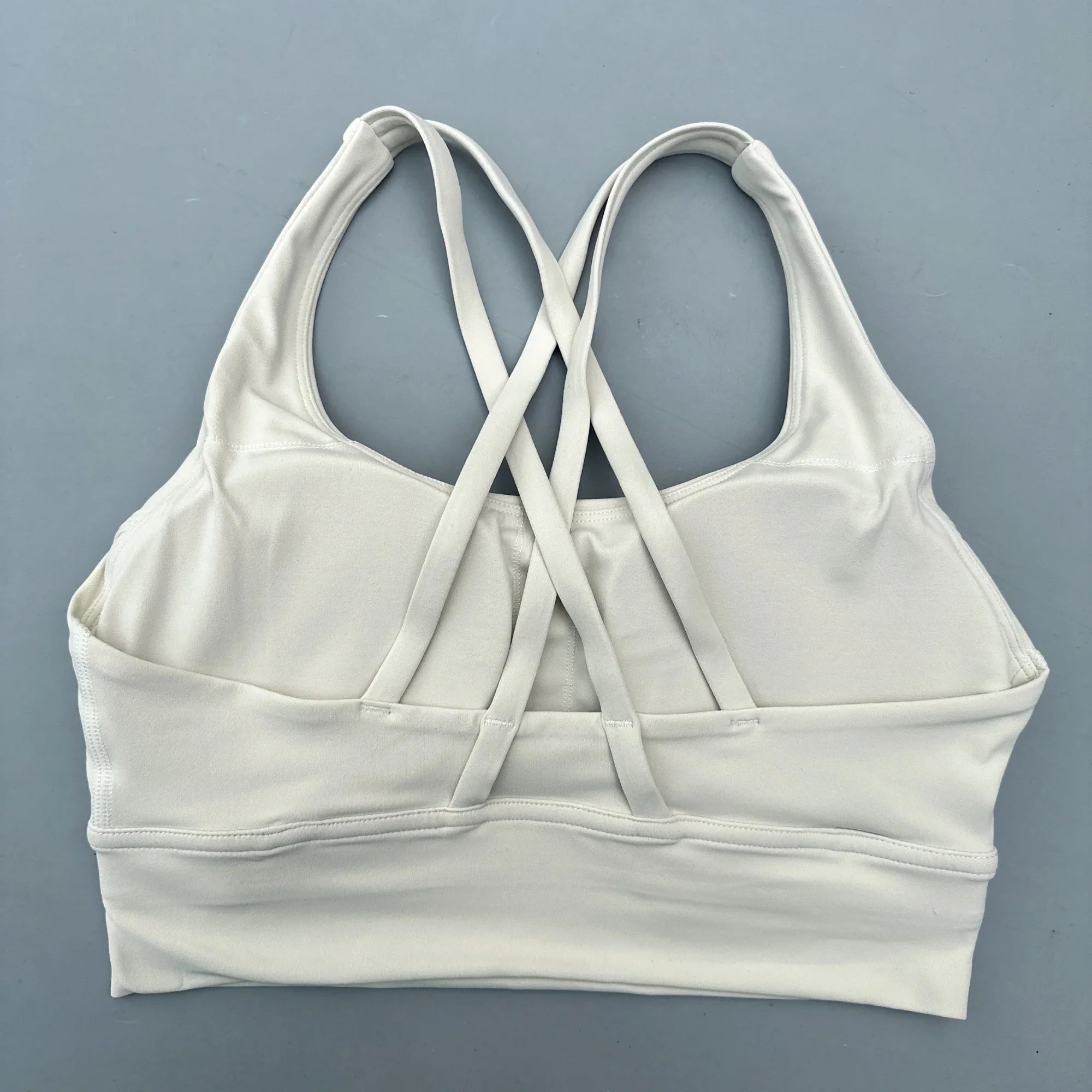 Soft Cross Back Women Fitness Bra Tights Yoga Vest High Strength Shockproof Gym Sports Top Push Up With Chest Pad-Dollar Bargains Online Shopping Australia