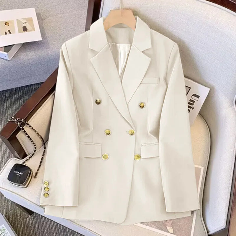 Office Lady Slim Blazer Long Sleeve Coats Jackets Casual Outerwear-Dollar Bargains Online Shopping Australia