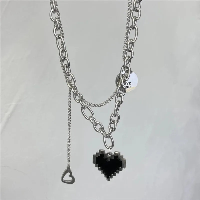 Colorful Moon Star Lightning Pendant Necklaces For Women Girls Enamel Fashion Party Daily Jewelry Trendy Clavicle Chain Necklace-Dollar Bargains Online Shopping Australia