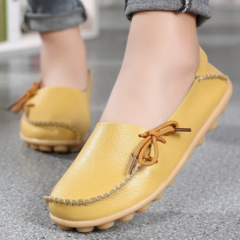 Shoes for Women Moccasins Flats Woman Loafers Genuine Leather Female Shoes Slip On Ballet Nurse Women's Shoes-Dollar Bargains Online Shopping Australia