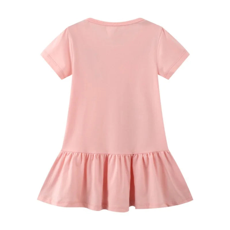 Girls Dresses Bag Print Hot Selling Baby Summer Frocks Cotton Clothes Frocks Party Birthday-Dollar Bargains Online Shopping Australia