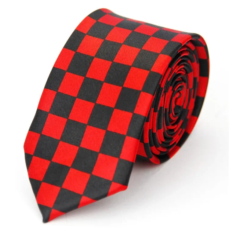 Narrow Ties for Men Women 5cm (2") Skinny Wedding Black Blue Red Pink White Purple Green Gray Piano Skull Slim Necktie-Dollar Bargains Online Shopping Australia