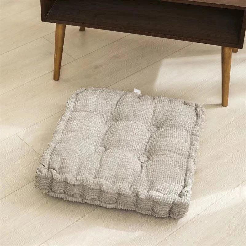 Thicken Square Corncob Tatami Seat Office Chair  Cushion Soft Sofa  for Home Floor Decor Textile Knee Pillow