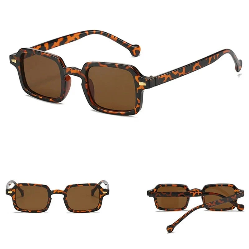 Vintage Small Square Sunglassess for Women Ladies Trendy Driving Eyewear UV400