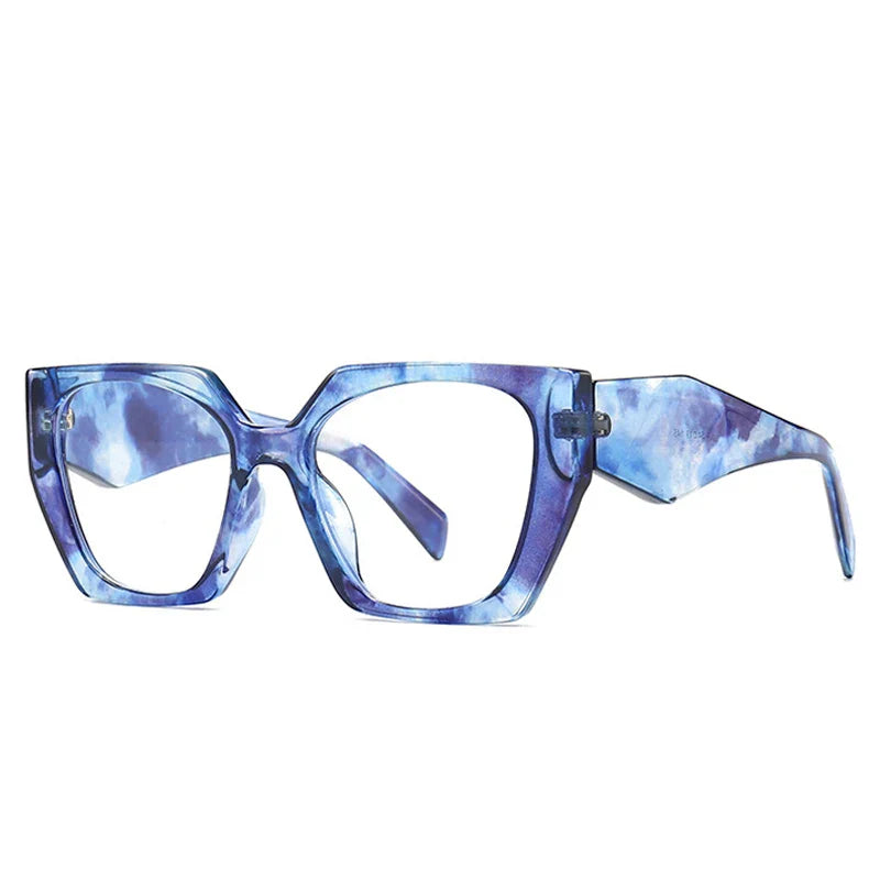 Retro Polygon Cat Eye Colorful Sunglasses Women Clear Gradient Shades UV400 Men Sun Glasses-Dollar Bargains Online Shopping Australia
