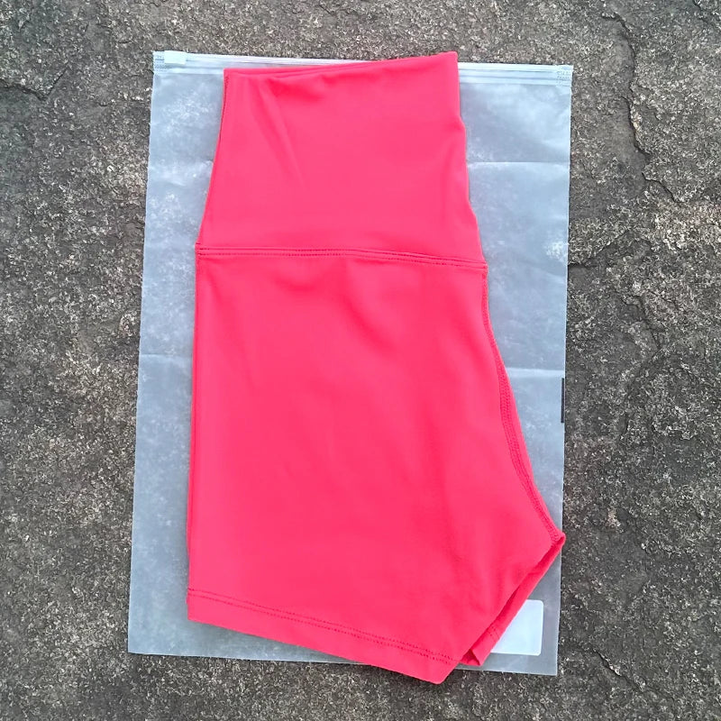 Women Sports Shorts High Waist Yoga Shorts Slim Fit Butt Lift Gym Running High Elastic Biker Shorts-Dollar Bargains Online Shopping Australia
