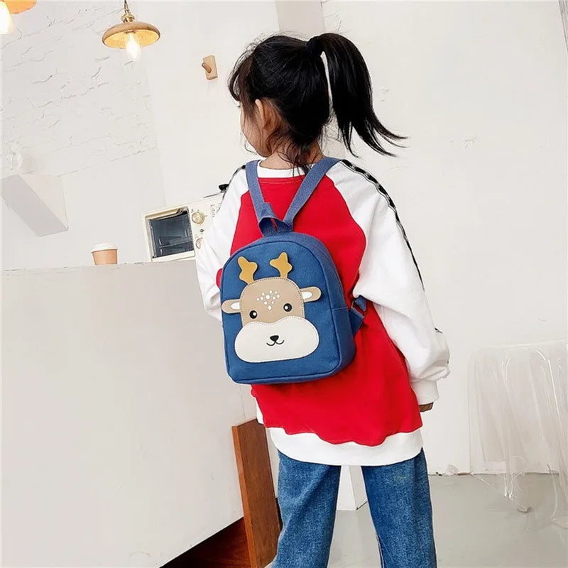 Cute Children School Bags 3d Cartoon Animal Plush Kids Backpack Kindergarten Boys Girls Schoolbags Mini Small Backpack