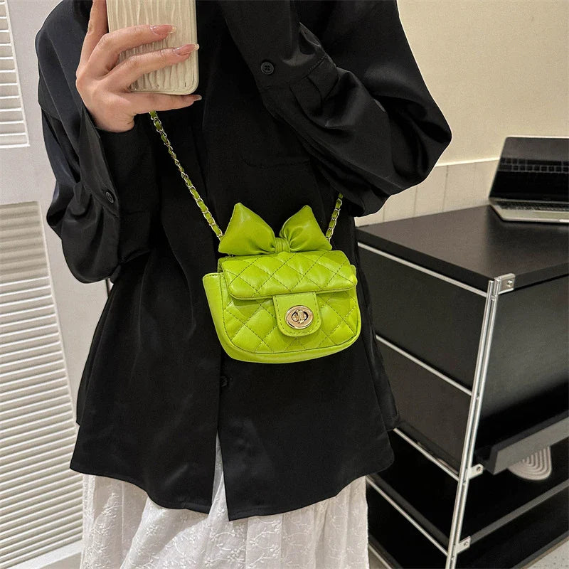 Mini Designer Luxury Shoulder Bag Toddler Princess Baby Girls Pink Bow Handbag Little Girl Cute Crossbody Purse-Dollar Bargains Online Shopping Australia