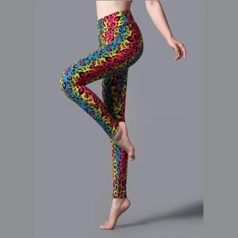 High Waist Animal Printed Leggings Soft Stretchy Women Sexy Leopard Print Pencil Pants Sport Fitness Yoga Leggings-Dollar Bargains Online Shopping Australia