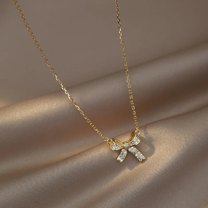 Colorful Moon Star Lightning Pendant Necklaces For Women Girls Enamel Fashion Party Daily Jewelry Trendy Clavicle Chain Necklace-Dollar Bargains Online Shopping Australia