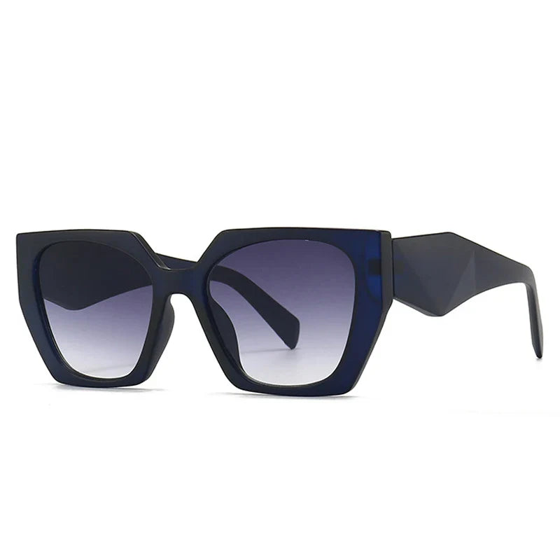 Retro Polygon Cat Eye Colorful Sunglasses Women Clear Gradient Shades UV400 Men Sun Glasses-Dollar Bargains Online Shopping Australia