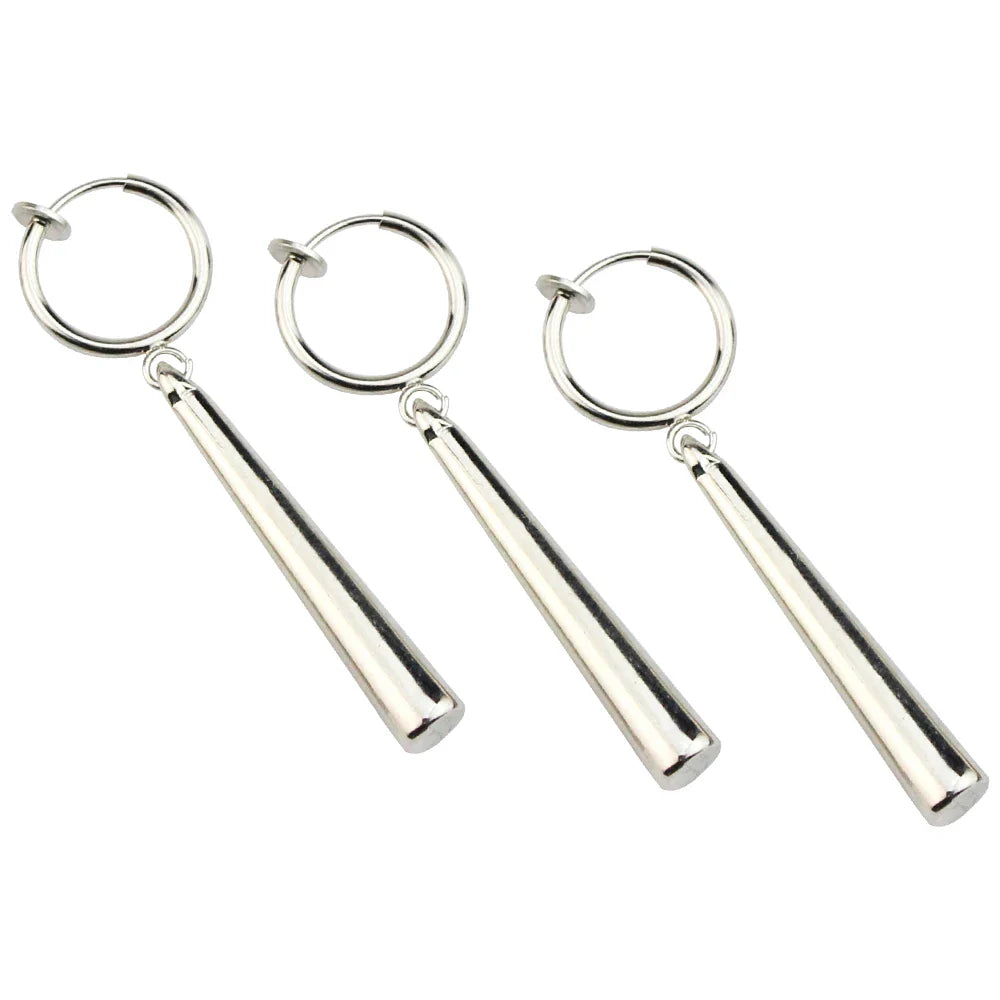 3Pcs/Set Roronoa Zoro Earrings Ear Clips Gold Color Small Geometric Non-Pierced Jewelry Hip Hop Wholesale Pendant Earrings-Dollar Bargains Online Shopping Australia