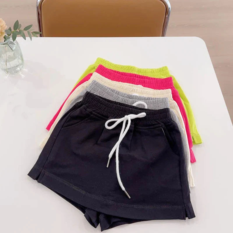 Children Clothing Girls Shorts Spring Summer Simple Style Solid Color Pants Culottes Baby Korean Casual Simple Girls Pants-Dollar Bargains Online Shopping Australia