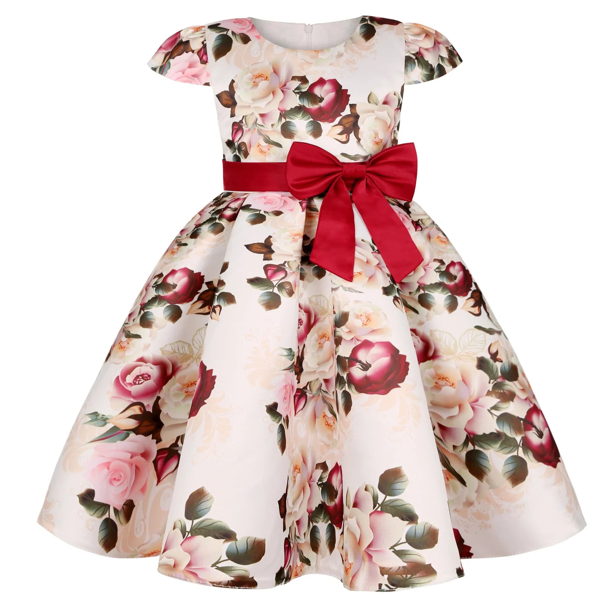 Baby Girls Striped Dress For Girls Formal Wedding Party Dresses Kids Princess Christmas Dress Costume Children Girls Clothing-Dollar Bargains Online Shopping Australia