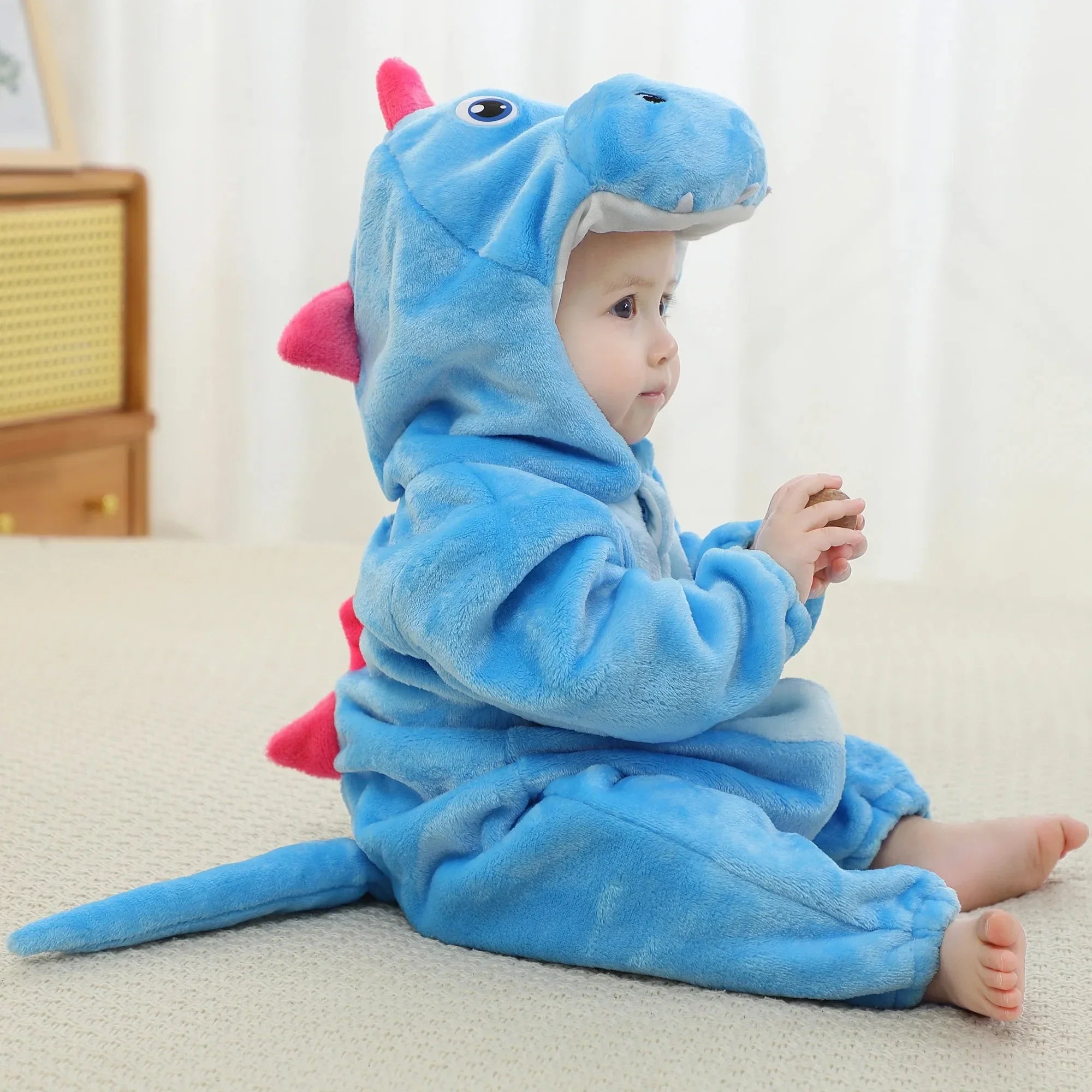 Baby Rompers Winter Kigurumi Lion Costume For Girls Boys Toddler Animal Jumpsuit Infant Clothes Pyjamas Kids Overalls Ropa Bebes-Dollar Bargains Online Shopping Australia