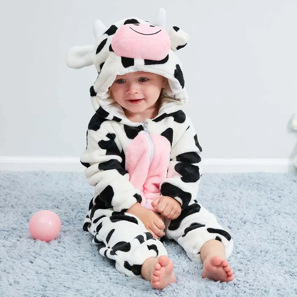 Baby Rompers Winter Kigurumi Lion Costume For Girls Boys Toddler Animal Jumpsuit Infant Clothes Pyjamas Kids Overalls Ropa Bebes-Dollar Bargains Online Shopping Australia