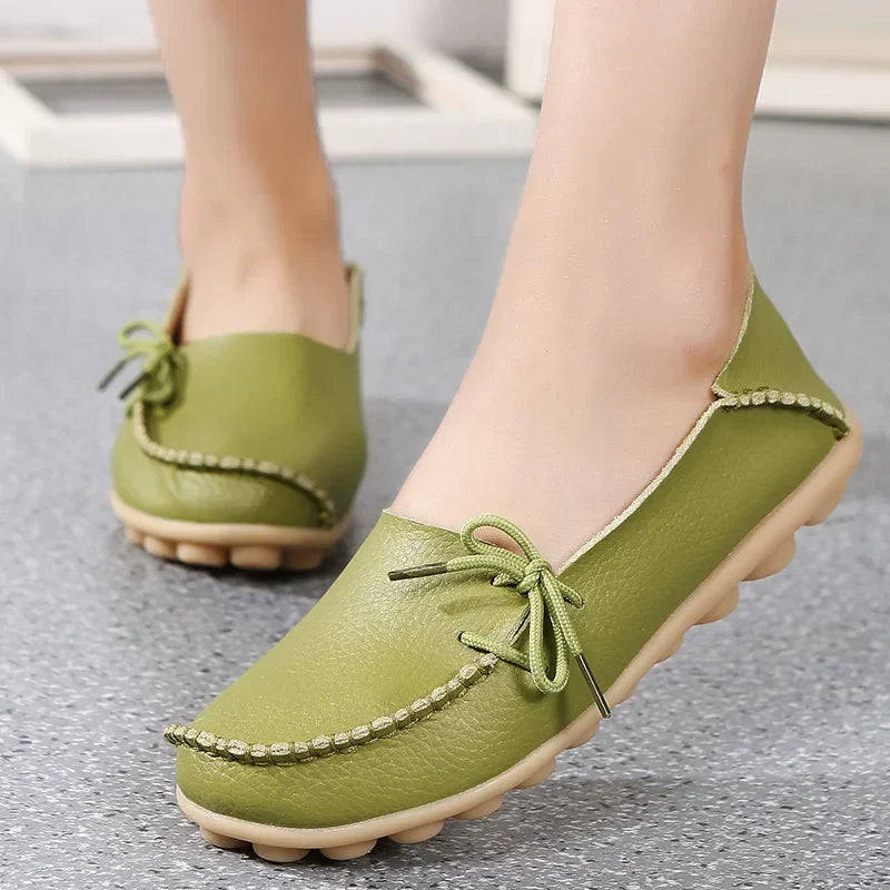 Shoes for Women Moccasins Flats Woman Loafers Genuine Leather Female Shoes Slip On Ballet Nurse Women's Shoes-Dollar Bargains Online Shopping Australia