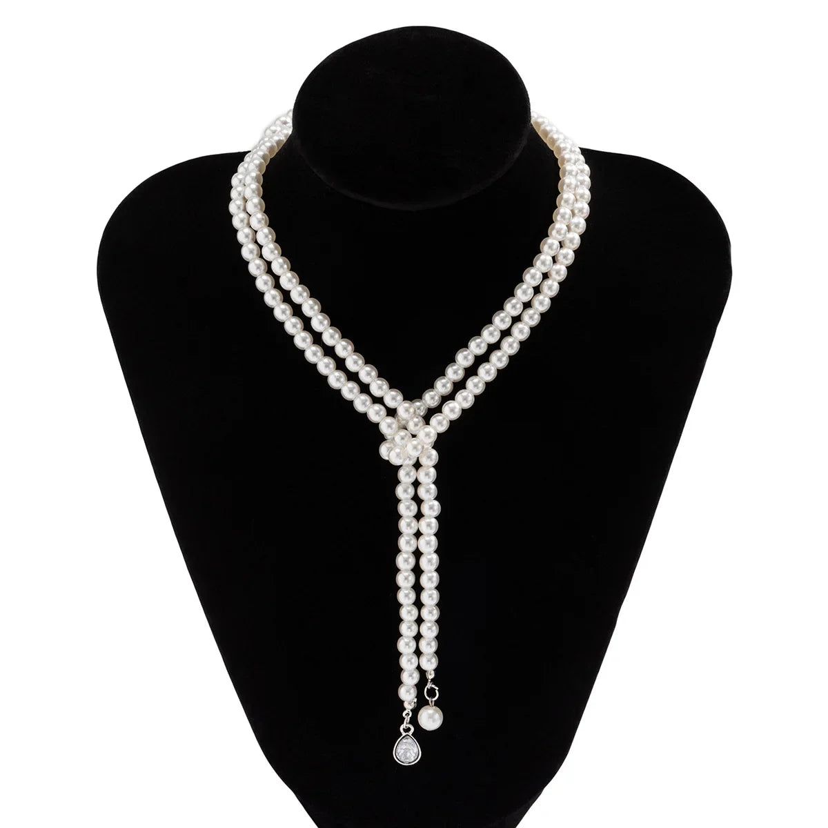 Beads Chain Kpop Pearl Choker Necklace Silver Color Goth Chocker Jewelry On The Neck Pendant For Women Girl Collar-Dollar Bargains Online Shopping Australia